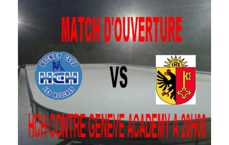 Premier match aux Houches 